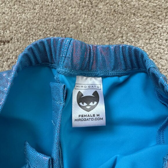 HIRO GATO Mystique Metallic Spandex Leggings M MEDIUM BRAND NEW LIMITED L@@K! - Picture 5 of 12
